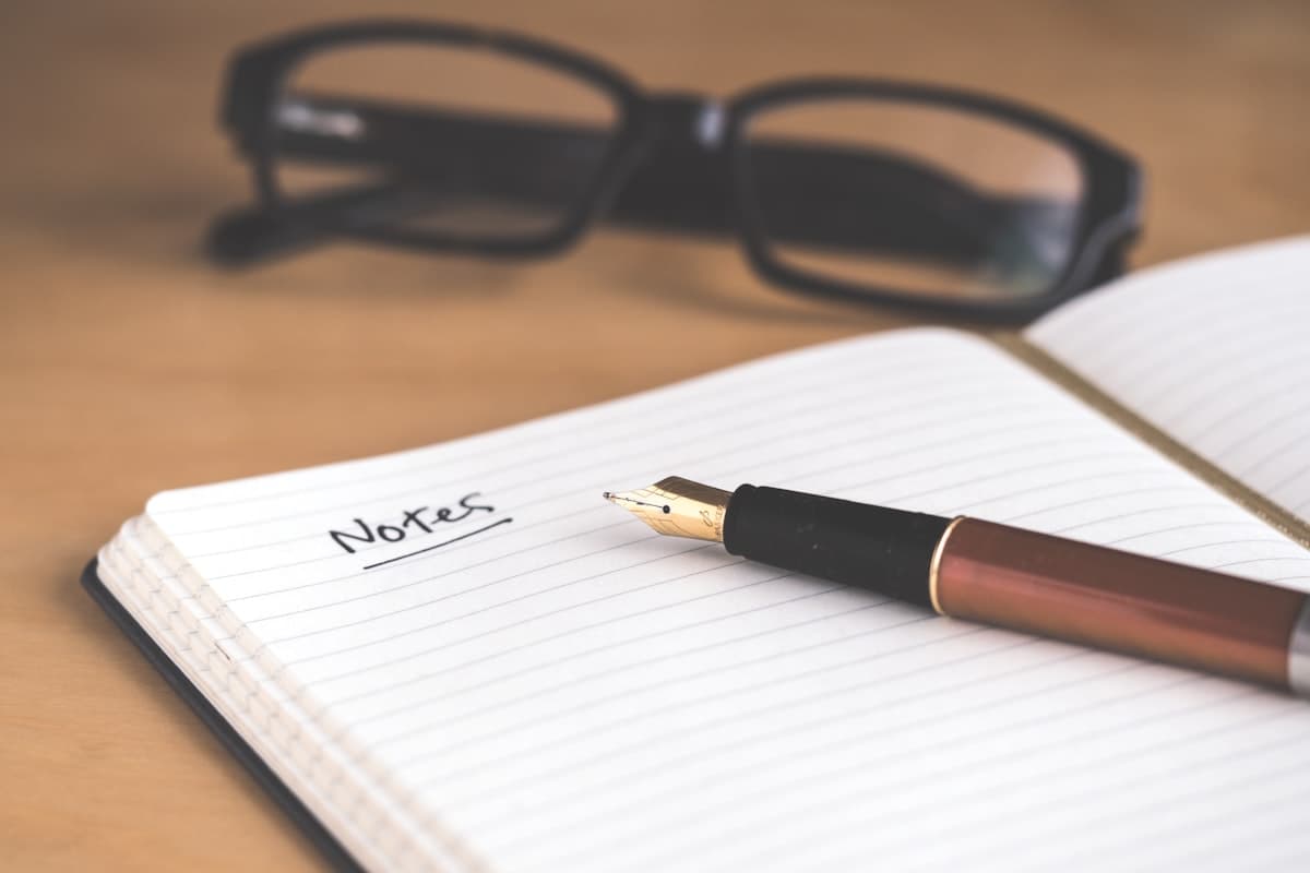 An editor reviewing writing.